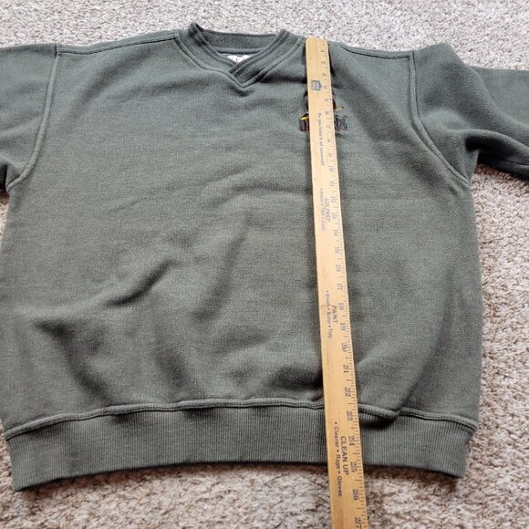 Vintage Quad City Mallards Sweatshirt Adult Medium Gray Gear For Sports V Neck - Picture 5 of 7